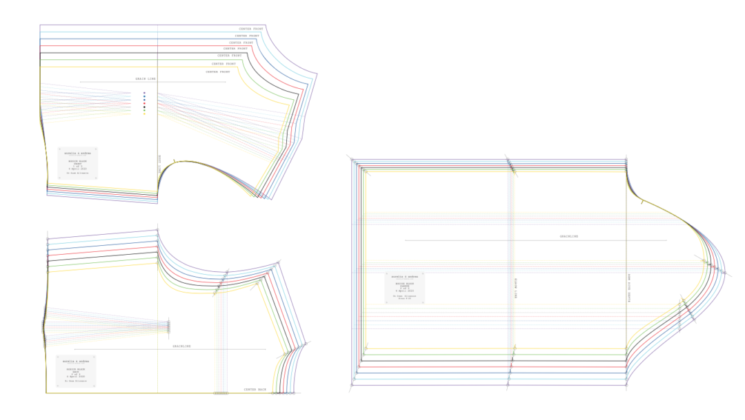 Grading blocks in Adobe Illustrator – Aurelia & Andrea